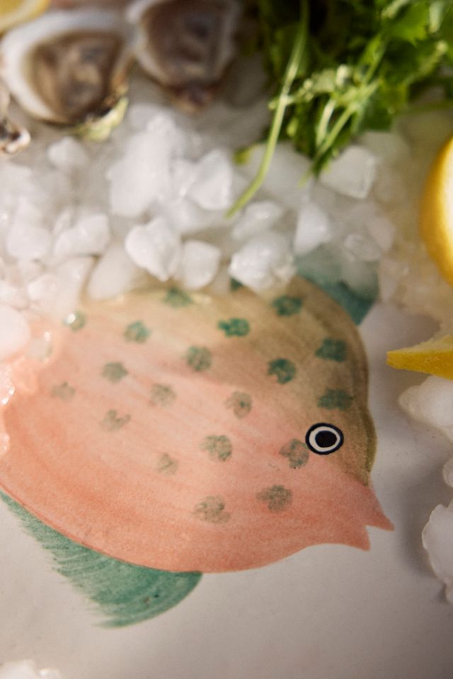 Fish Stoneware Serving Platter #11