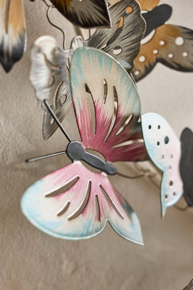 Butterflies Iron Wreath #1