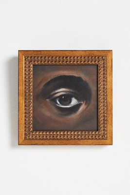 Artfully Walls Lover's Eye Wall Art In Brown