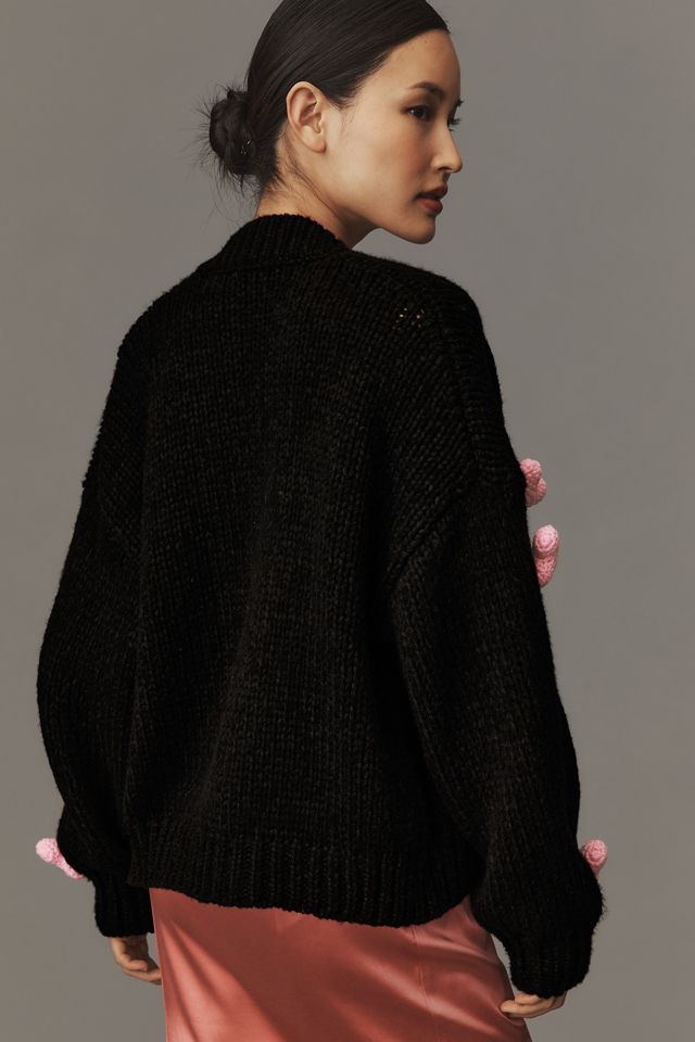The Susannah 3D Heart Cardigan Sweater #1