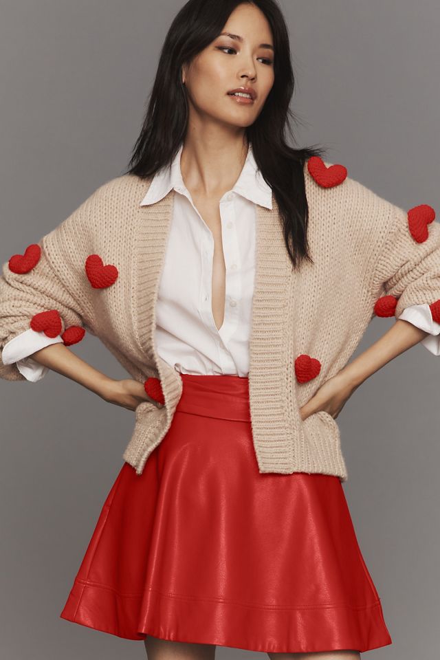The Susannah 3D Heart Cardigan Sweater #3