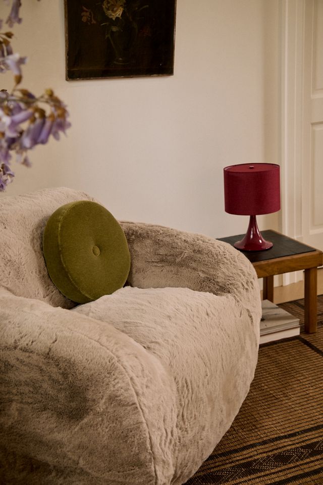 Odin Faux Fur Loveseat #6