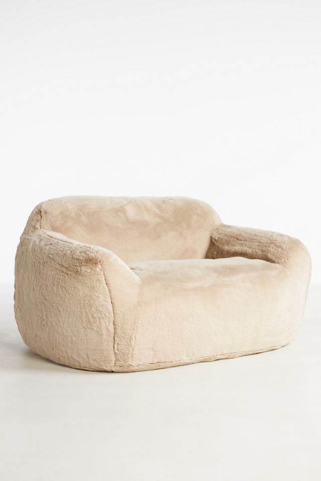 Odin Faux Fur Loveseat #3