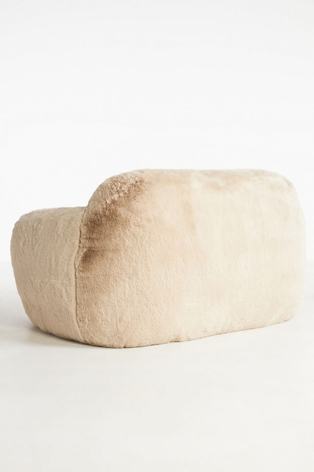 Odin Faux Fur Loveseat #4