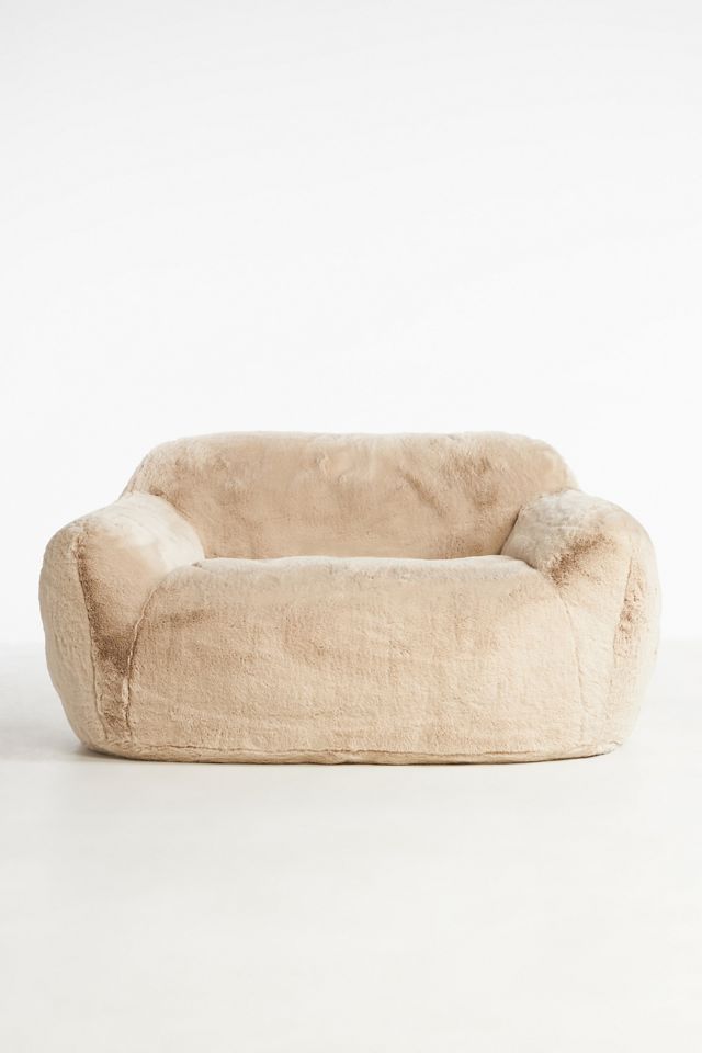 Odin Faux Fur Loveseat #2