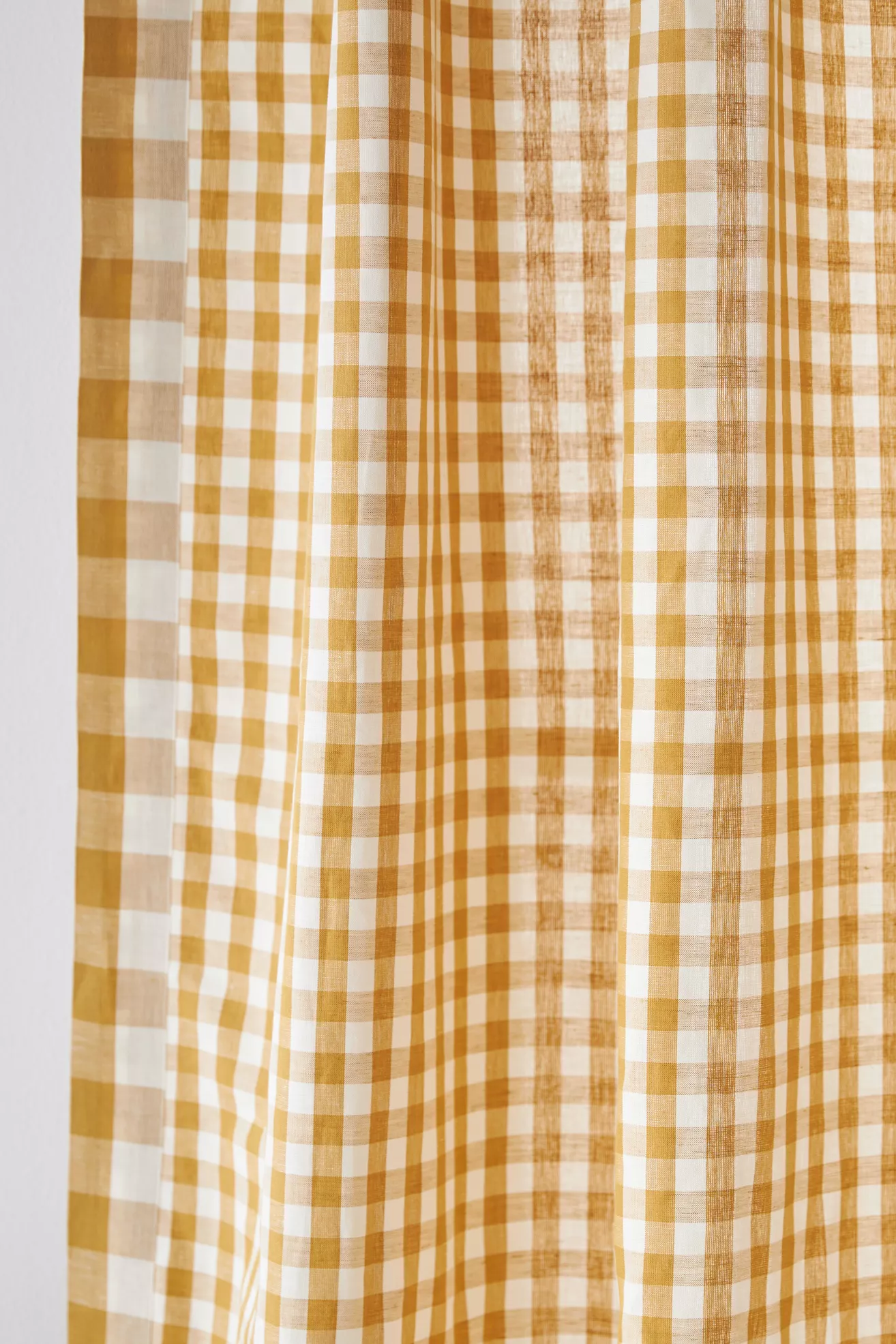 Cotton Linen Gingham Curtain - thumbnail 6