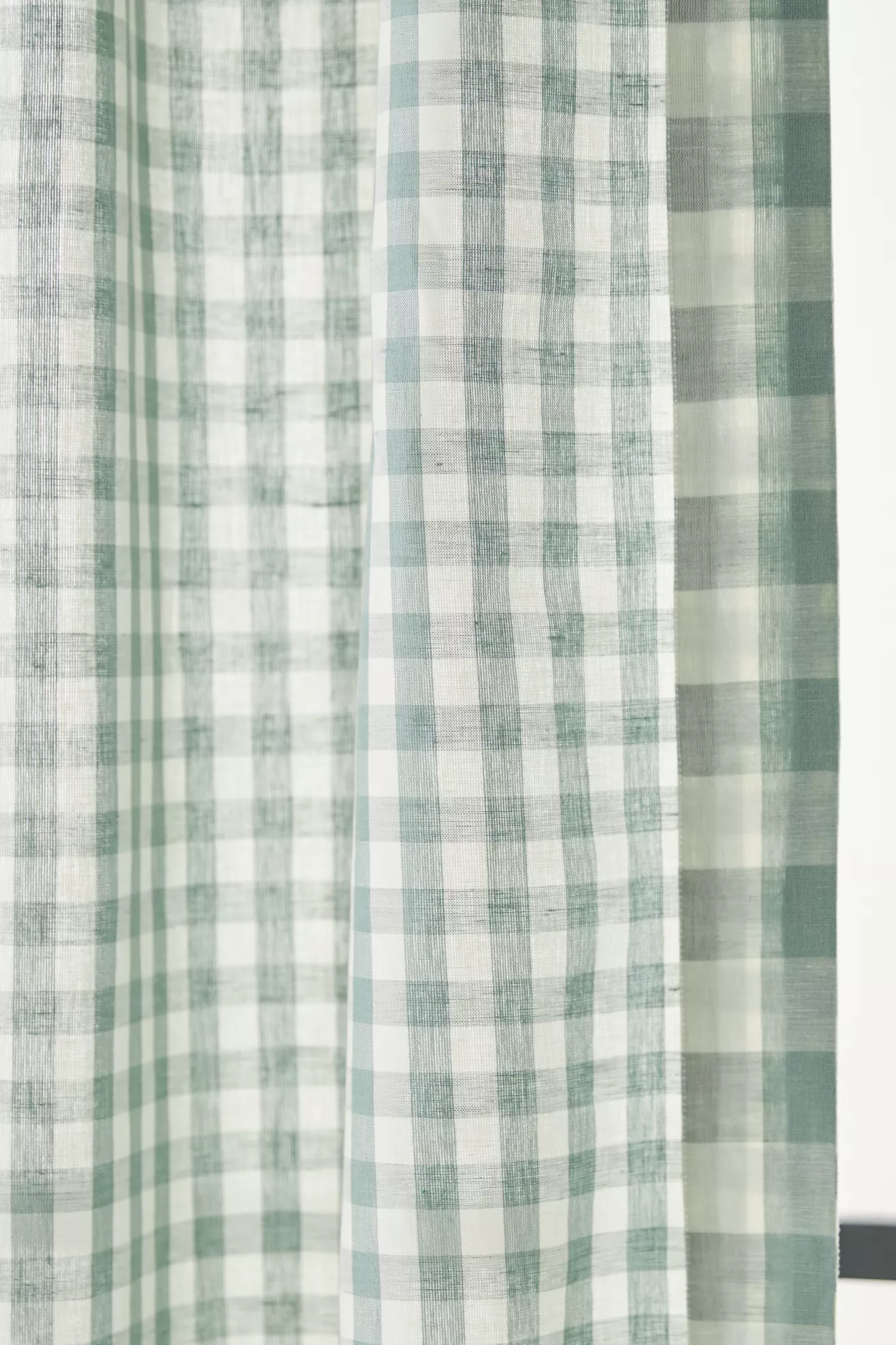 Cotton Linen Gingham Curtain - thumbnail 9