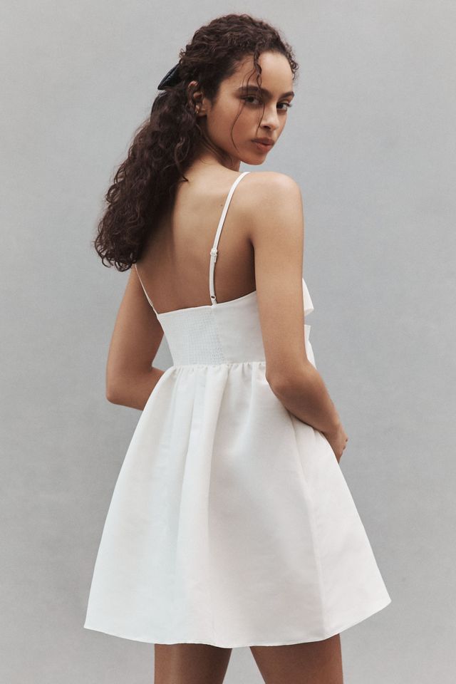 Sachin & Babi Sloane Taffeta Double-Bow Pleated Mini Dress #2