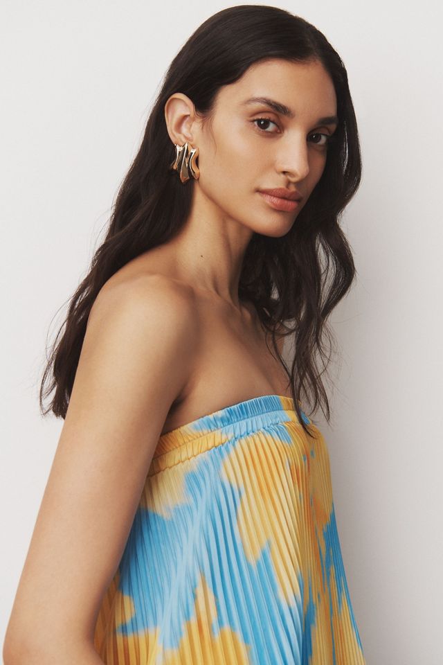 L'IDÉE Elle Strapless Pleated Gown #3