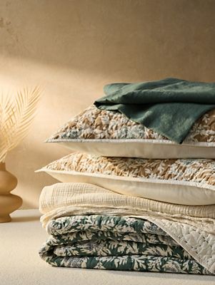 Coyuchi Robles Hand Stitched Organic Euro Sham