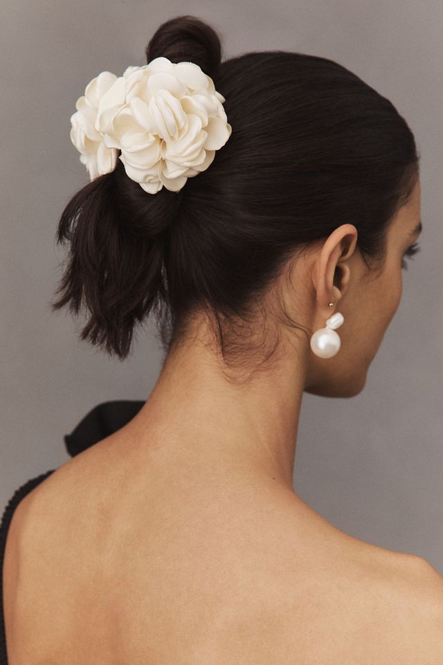 Lele Sadoughi Peony Claw Clip #1