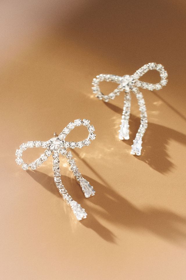 Shashi Petite Bow Earrings | Anthropologie