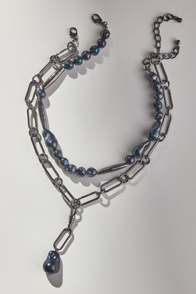 Layered Pearl Necklaces, Set of 2 #1