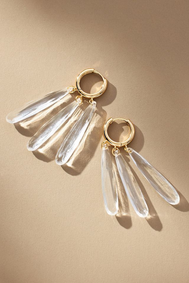 Anthropologie on sale gold earrings