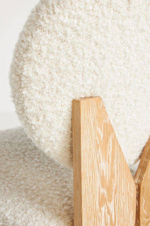 Bouclé Charlotte Armless Dining Chair #4