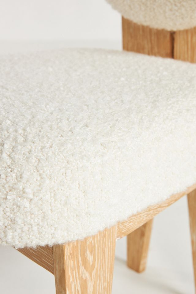 Bouclé Charlotte Armless Dining Chair #5
