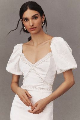 Shop V. Chapman Cynthia Ruffle Midi Dress In White