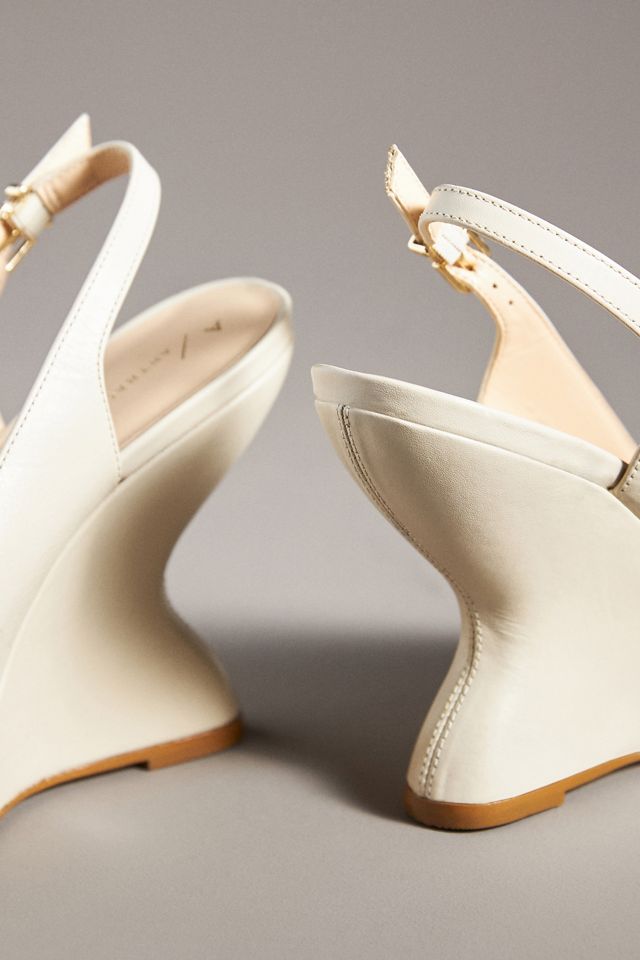 By Anthropologie Wedge Slingback Heels #2
