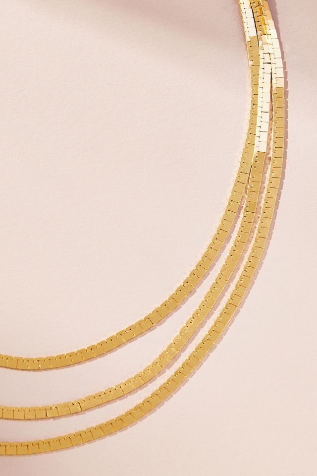 Layered Snake Chain Necklace #2