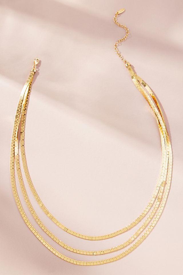 Layered Snake Chain Necklace #1