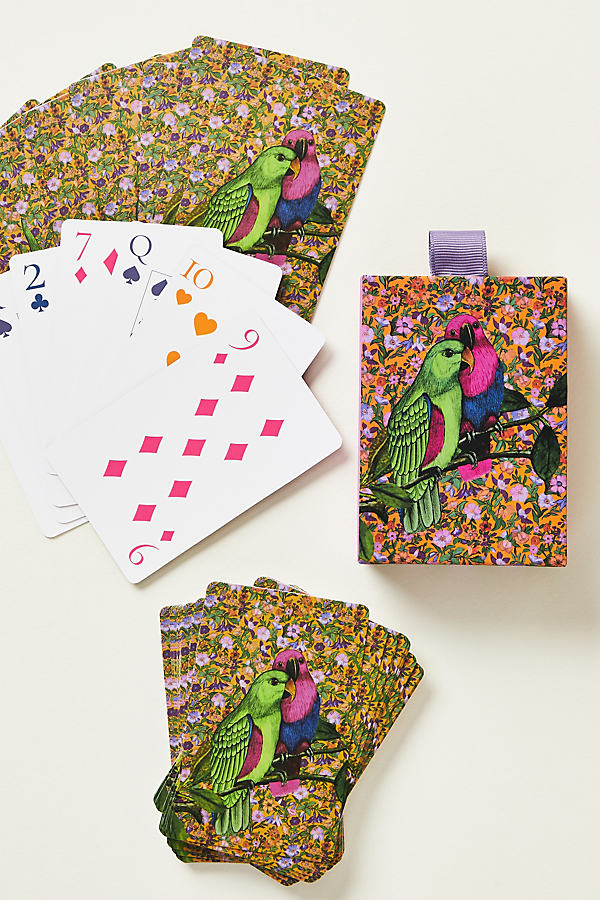 Maeve By Anthropologie Playing Cards In Green