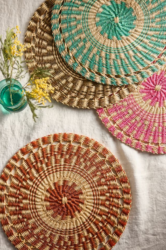 Woven Vetiver Grass Placemat #2