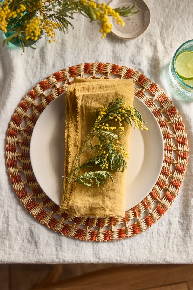 Woven Vetiver Grass Placemat #2