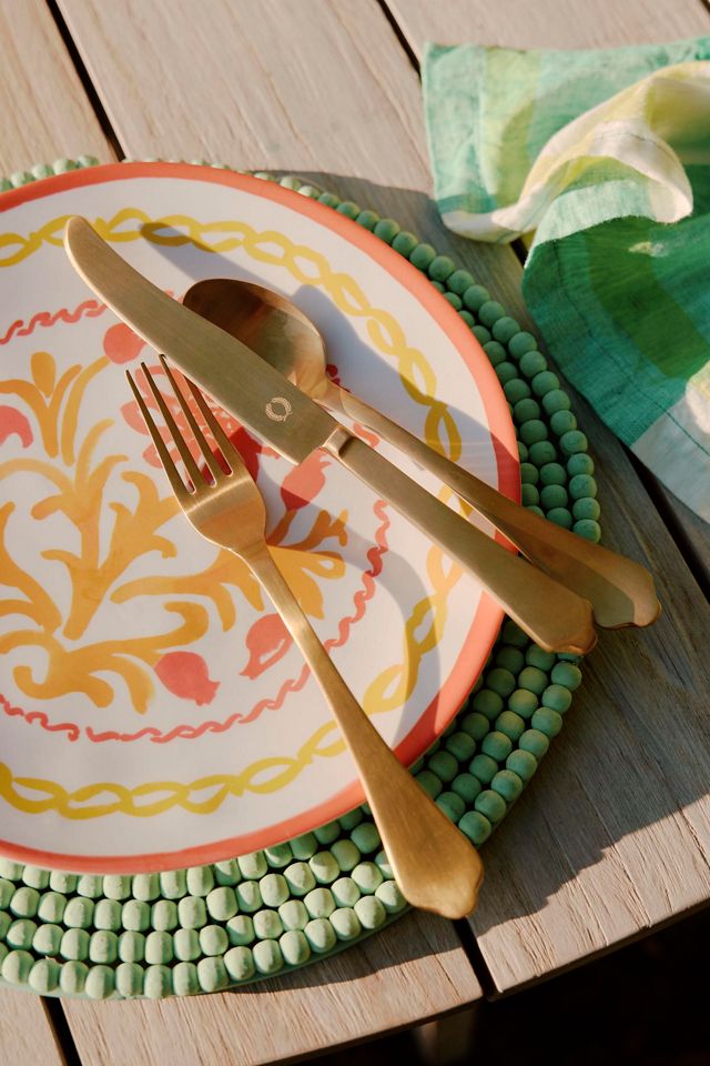 Wooden Bead Placemat #1