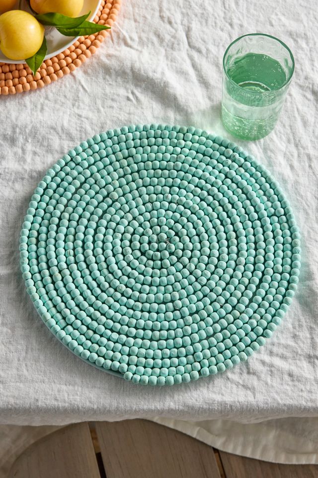 Wooden Bead Placemat #2
