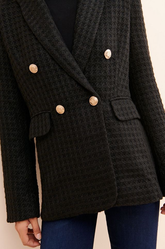Charlotte London Elegant Tweed Blazer #2
