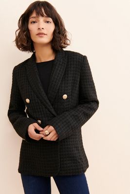 Charlotte London Elegant Tweed Blazer