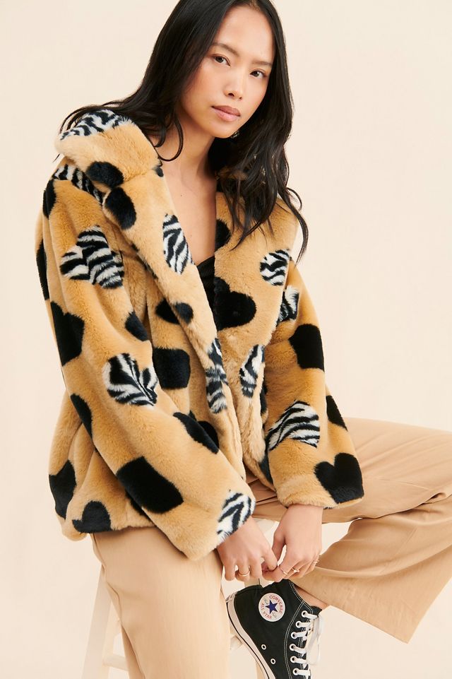 Anthropologie fur outlet coat