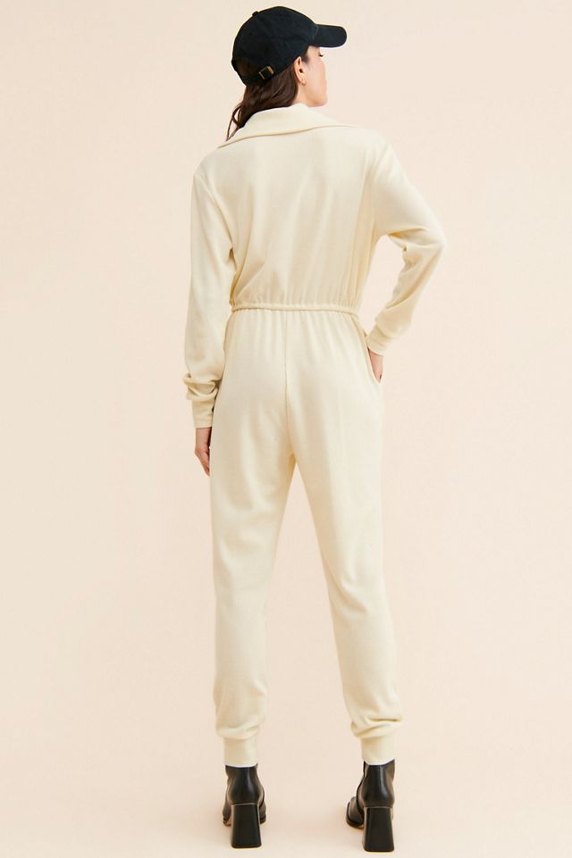 WeWoreWhat Collar Knit Jumpsuit #1