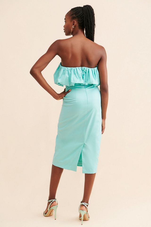 Let Me Be Slim Bubble Midi Dress #1