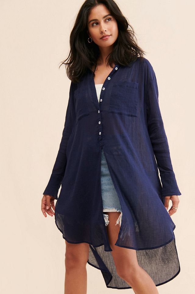 Linen Weekend Tunic Shirt