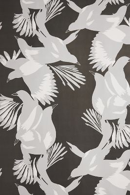 Kingdom Home Magpie Wallpaper In Brown