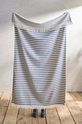 Narrow Stripe Cotton Beach Towel