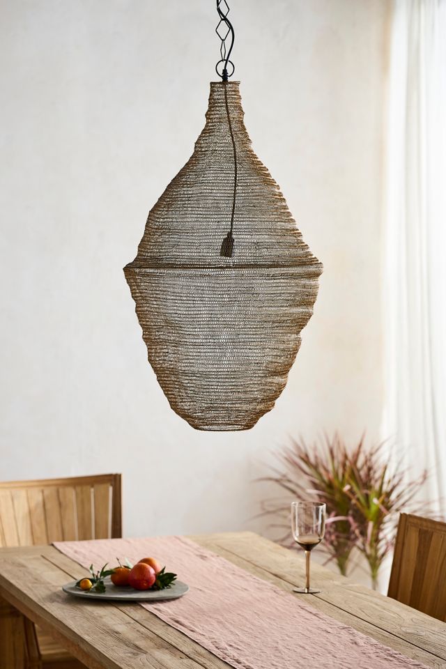 Iron Mesh Chandelier, Hive #3