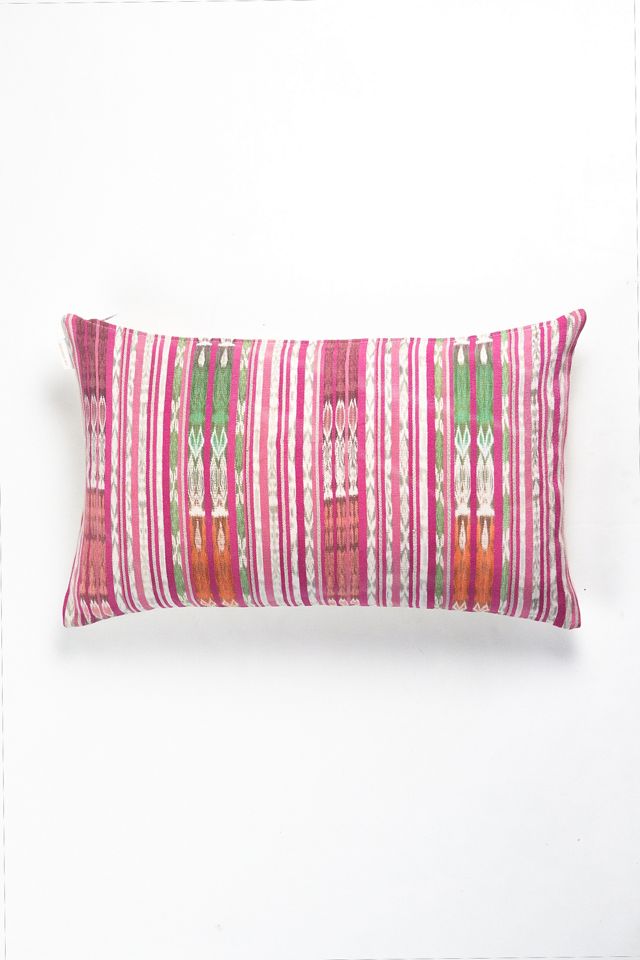 Archive New York Vintage Pink Ikat Pillow #2