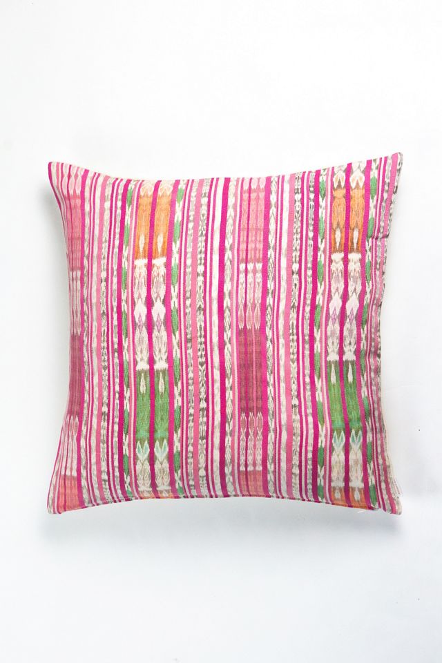 Archive New York Vintage Pink Ikat Pillow #3