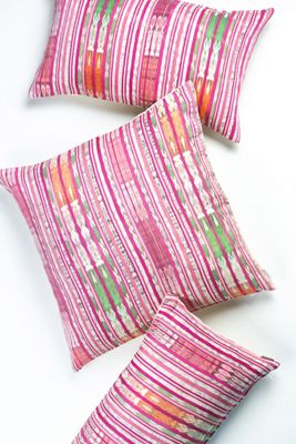 Archive New York Vintage Pink Ikat Pillow