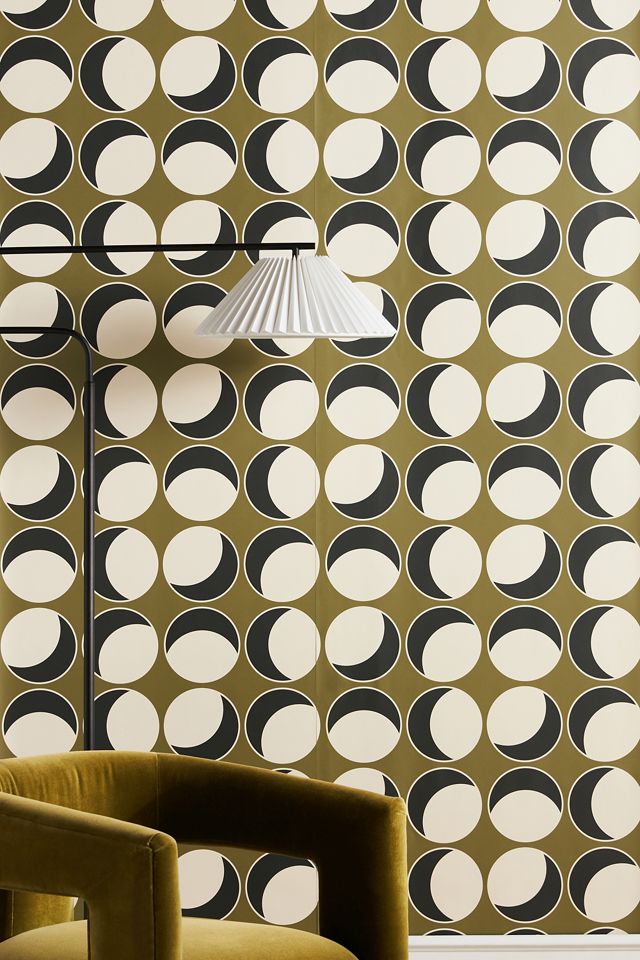 Mitchell Black Offset Pink Geometric Wallpaper