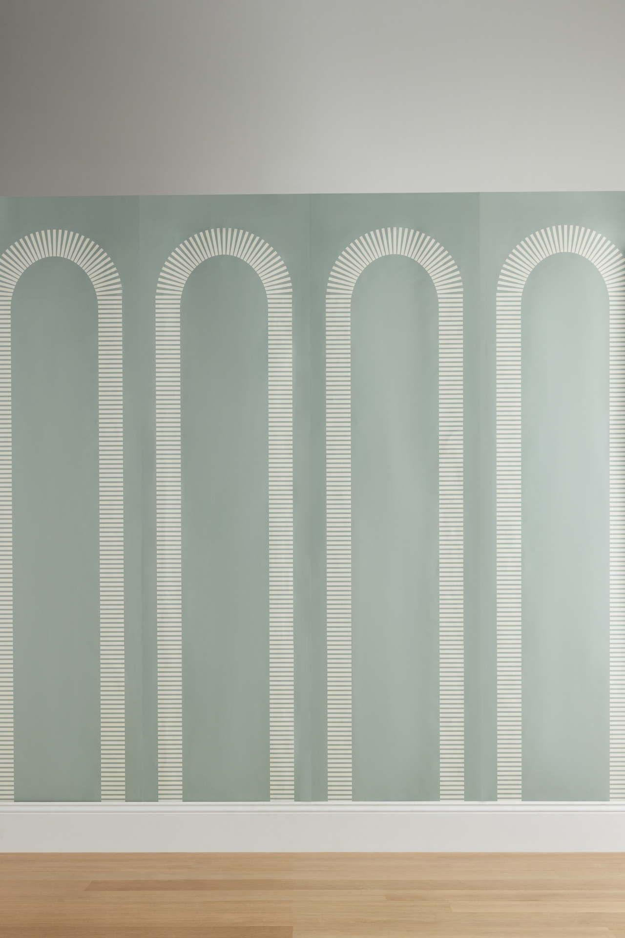 Mitchell Black Colonnade Wallpaper