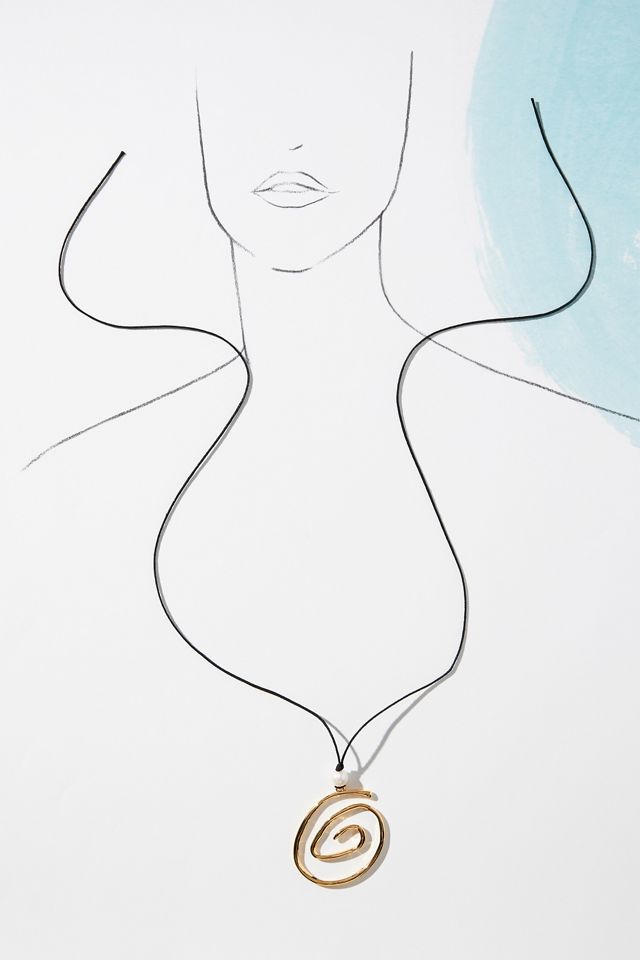 Frasier Sterling Bermuda Pendant Choker Necklace | Anthropologie