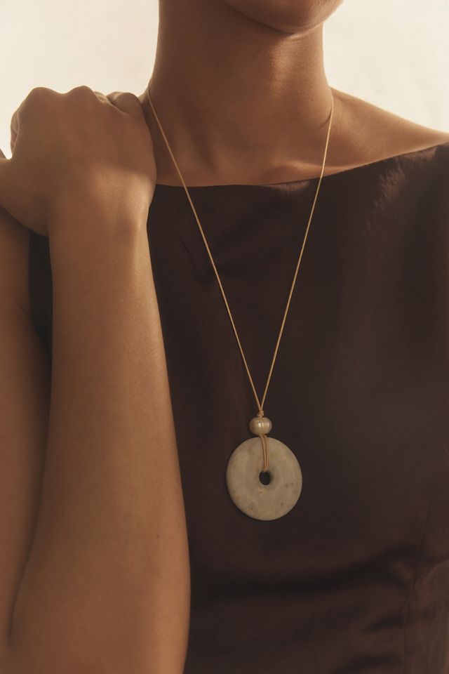 Frasier Sterling Stone Pendant Necklace #3