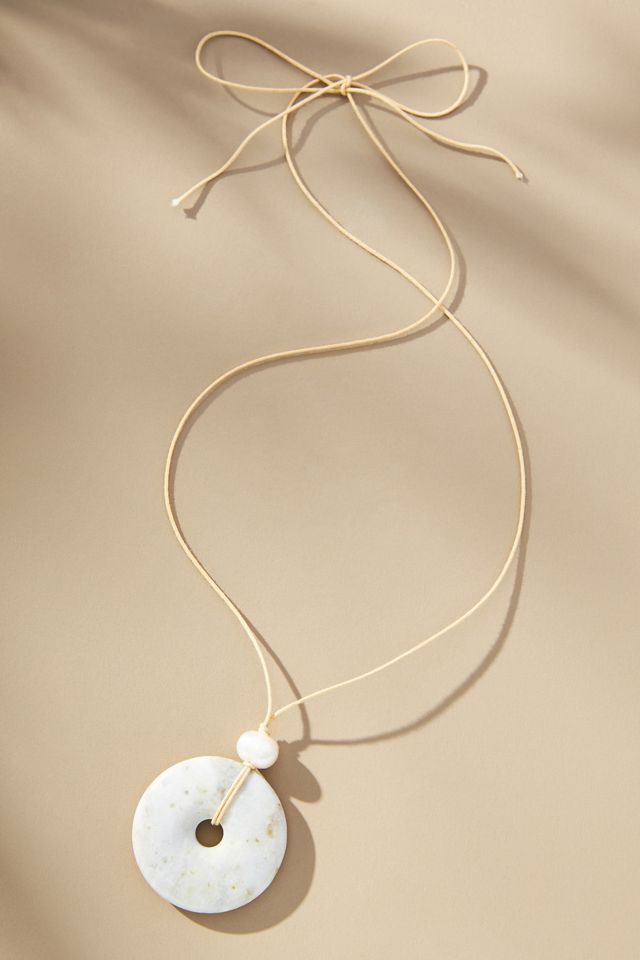 Frasier Sterling Stone Pendant Necklace #1