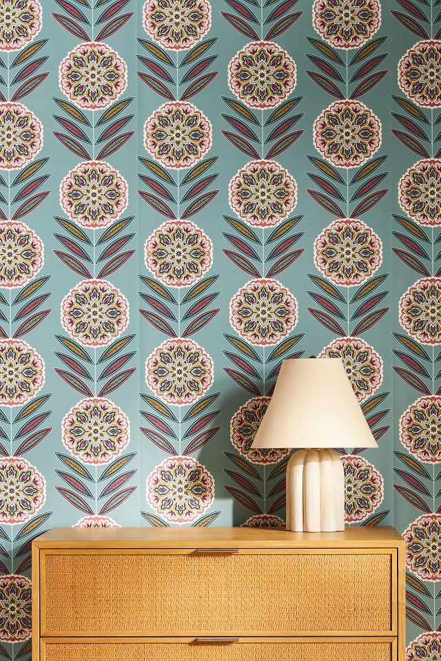 Floral Medallion Wallpaper | AnthroLiving