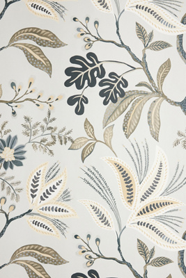 Anthropologie Tree Trail Wallpaper In White