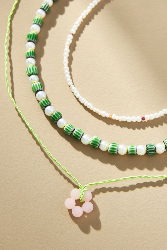 Camp Icon Beaded Necklaces, Set of 3 #1