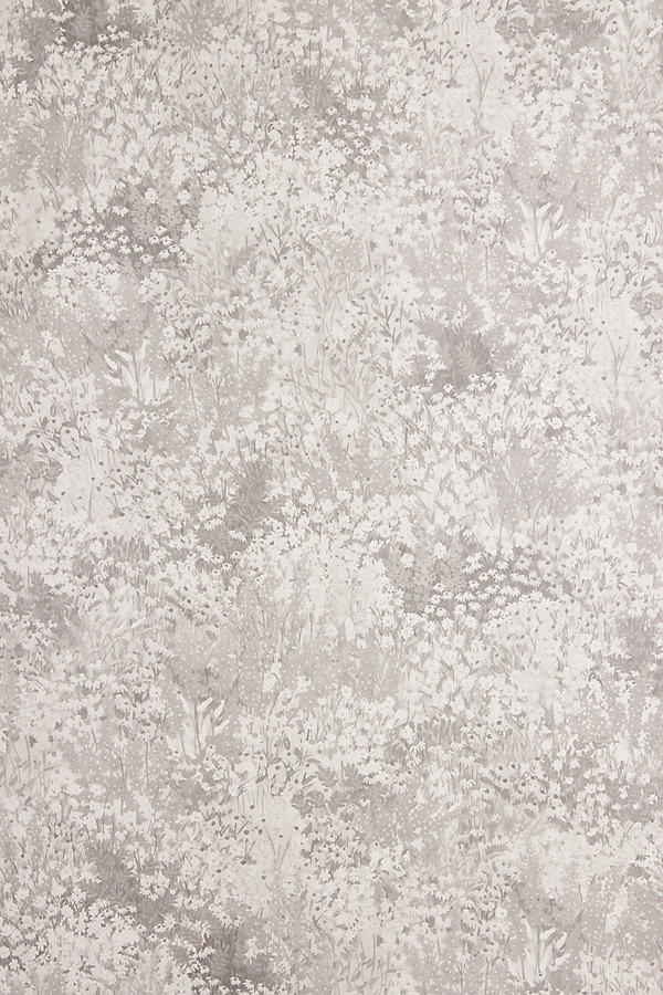 Anthropologie Petite Fleur Wallpaper In Gray